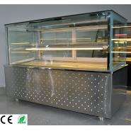 不銹鋼直角展示柜