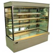 立式五層后移門展示柜（金線米黃大理石）